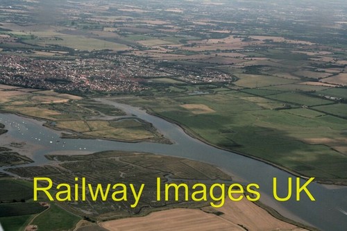 Aerial photo river - photo,