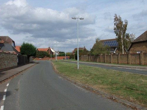 Photo marsh farm - farm, road