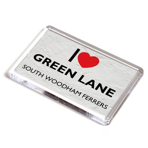 Fridge magnet love green - magnet,