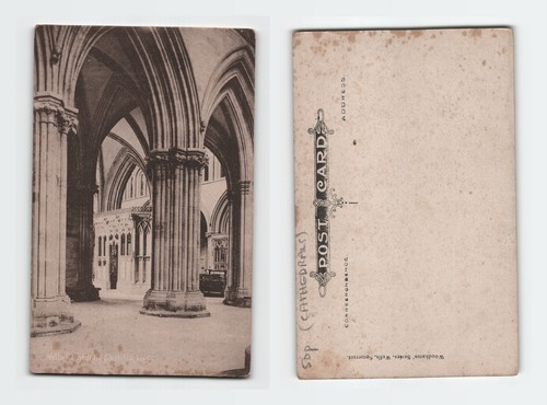 Vintage postcard wells - vintage,