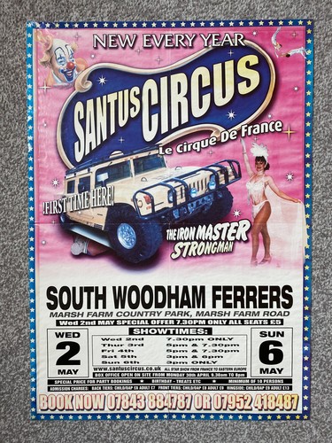 Santus circus poster south - poster,